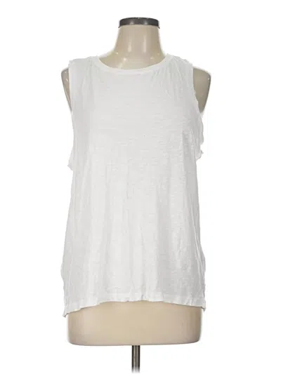 Pre-owned Caslon Sleeveless T-shirt In White