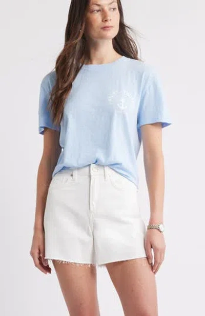 Caslon ® St Tropez Cotton Graphic T-shirt In Blue