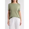Caslon ® Stripe Envelope Neck Knit Top In Brown