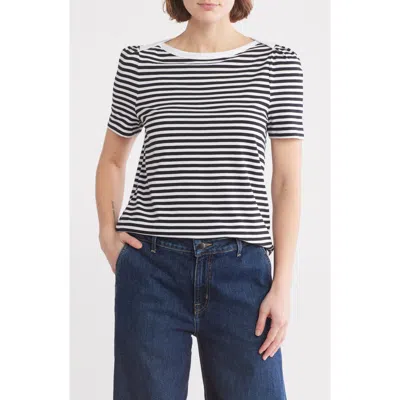 CASLON CASLON® STRIPE ENVELOPE NECK KNIT TOP