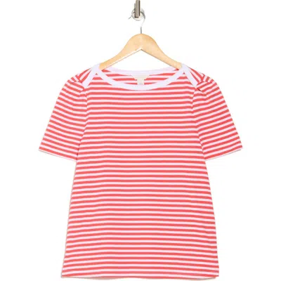 CASLON CASLON® STRIPE ENVELOPE NECK KNIT TOP