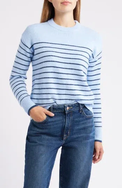 Caslon ® Stripe Relaxed Fit Sweater In Blue
