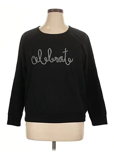 Pre-owned Caslon Sweatshirt In Black