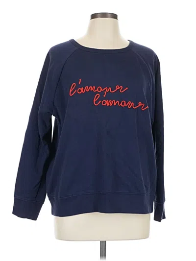 Pre-owned Caslon Sweatshirt In Blue