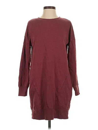 Pre-owned Caslon Sweatshirt In Burgundy