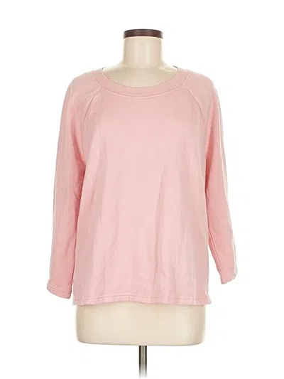 Pre-owned Caslon Sweatshirt In Pink