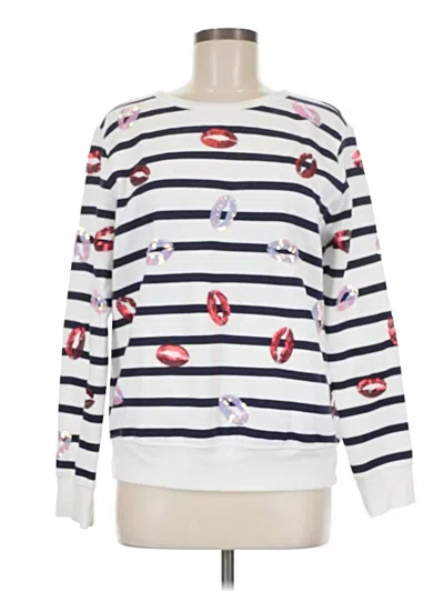 Pre-owned Caslon Sweatshirt In White