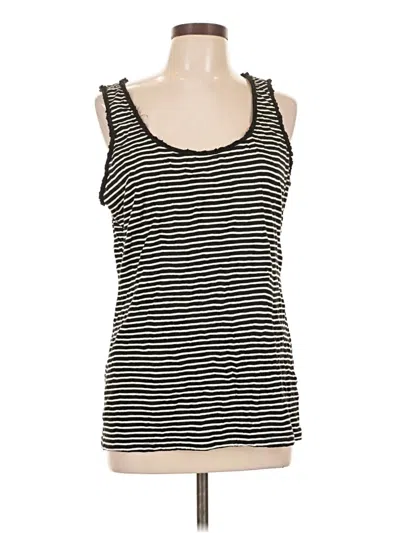Pre-owned Caslon Tank Top Black Strapless Neckline Tops