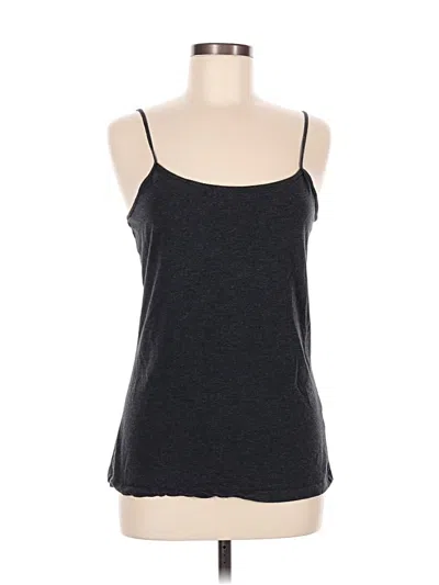 Pre-owned Caslon Tank Top Gray Halter Neckline Tops