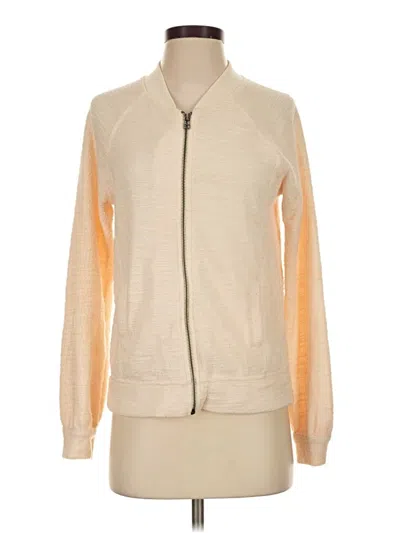 Pre-owned Caslon Track Jacket In Ivory