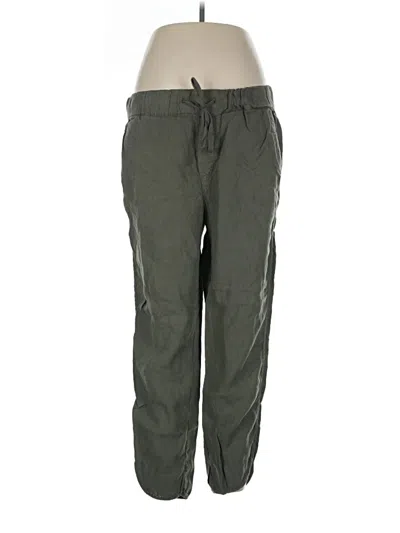 Pre-owned Caslon Track Pants In Green