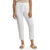 Caslon ® Tulip Hem Linen Pants In White