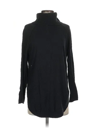 Pre-owned Caslon Turtleneck Sweater In Black