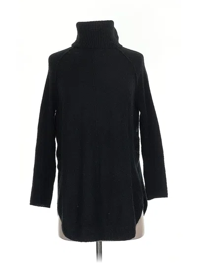 Pre-owned Caslon Turtleneck Sweater In Black