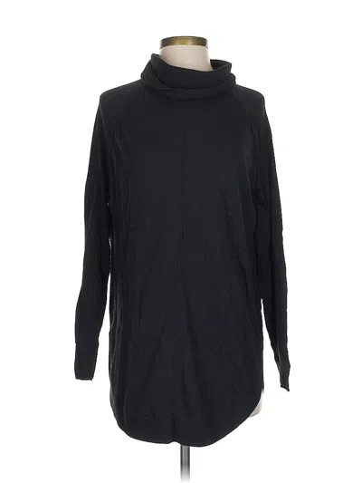 Pre-owned Caslon Turtleneck Sweater In Black