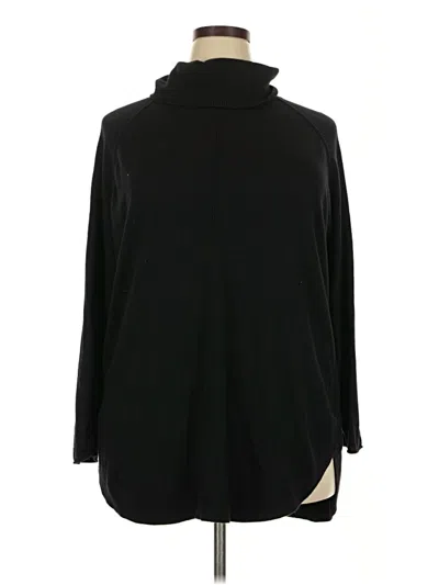 Pre-owned Caslon Turtleneck Sweater In Black