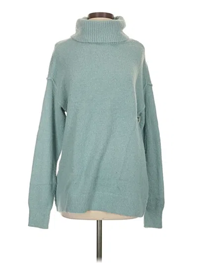 Pre-owned Caslon Turtleneck Sweater In Blue