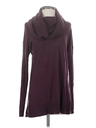 Pre-owned Caslon Turtleneck Sweater In Burgundy