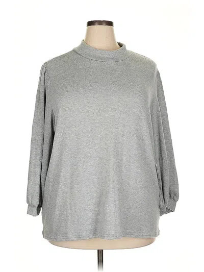 Pre-owned Caslon Turtleneck Sweater In Gray