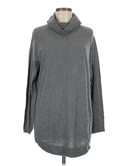 Pre-owned Caslon Turtleneck Sweater In Gray