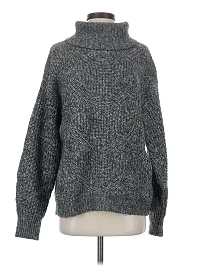 Pre-owned Caslon Turtleneck Sweater In Gray