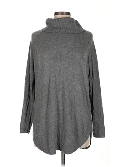 Pre-owned Caslon Turtleneck Sweater In Gray