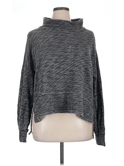Pre-owned Caslon Turtleneck Sweater In Gray