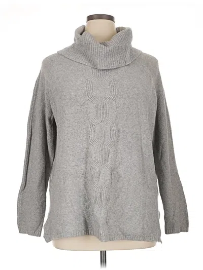 Pre-owned Caslon Turtleneck Sweater In Gray