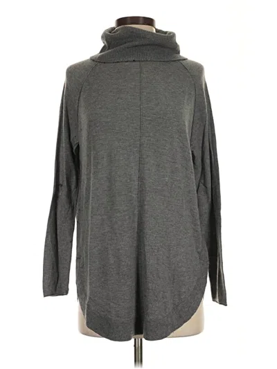 Pre-owned Caslon Turtleneck Sweater In Gray