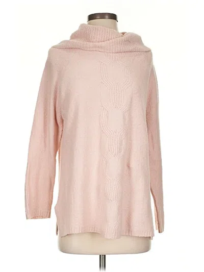 Pre-owned Caslon Turtleneck Sweater In Pink