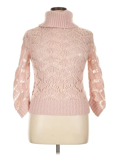Pre-owned Caslon Turtleneck Sweater In Pink