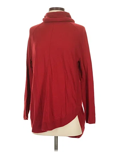 Pre-owned Caslon Turtleneck Sweater In Red