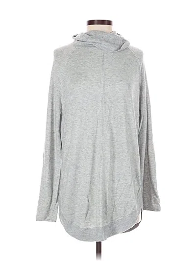 Pre-owned Caslon Turtleneck Sweater In Silver
