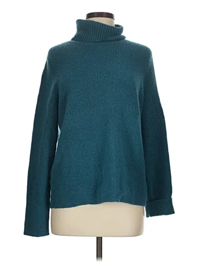 Pre-owned Caslon Turtleneck Sweater In Teal