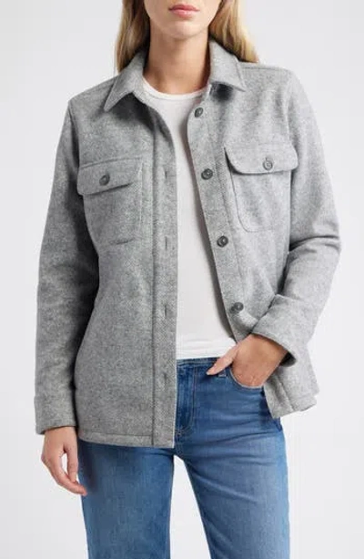 Caslon ® Twill Belted Utility Jacket In Gray