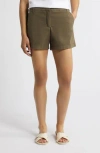 Caslon ® Twill Shorts In Olive Sarma