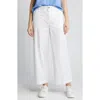 Caslon Wide Leg Twill Pants In White