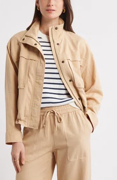Caslon ® Utility Jacket In Tan Shore
