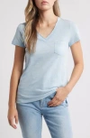 Caslon ® V-neck Short Sleeve Pocket T-shirt