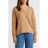 Caslon ® V-neck Sweater In Brown