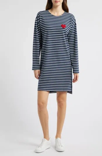 Caslon ® Valentine Stripe T-shirt Dress