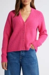 Caslon ® Weekend Cardigan In Pink Electric