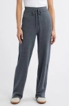 Caslon ® Wool & Cashmere Sweatpants In Grey Dark Heather