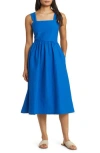 Caslon ® Woven Midi Sundress In Blue Marmara