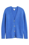 Caslonr Caslon(r) Alpaca Blend Cardigan In Blue