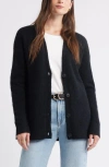 Caslonr Caslon(r) Alpaca Blend Cardigan In Black