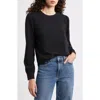 Caslonr Caslon(r) Blouson Sleeve Top In Black