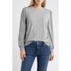 Caslonr Caslon(r) Blouson Sleeve Top In Gray