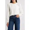 Caslonr Caslon(r) Blouson Sleeve Top In White