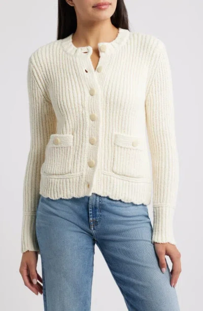 Caslonr Caslon(r) Boxy Cardigan In White